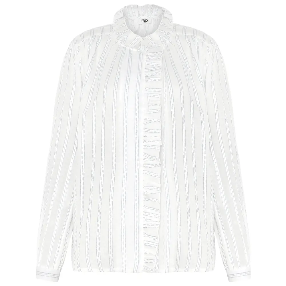 FRNCH Celena White Shirt